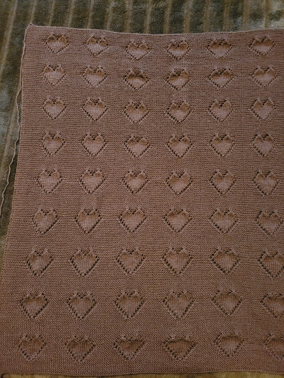Baby Knitted Blankets Alpaca Wool - Handmade, Hypoallergenic