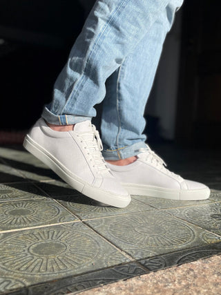 kūlson Sneaker „alva“ | Weißes Sommerdesign | Recycelte Sohle | Handmade in Portugal