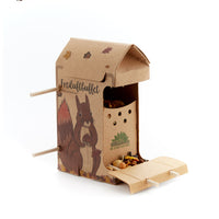 Freiluftbuffet für Eichhörnchen – Naturkarton Futterstation 200g — Ansicht 2