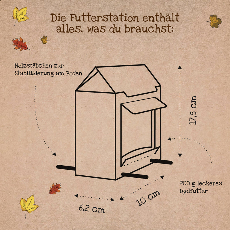 Freiluftbuffet für Igel – 200g Futterstation mit Insekten — Ansicht 6