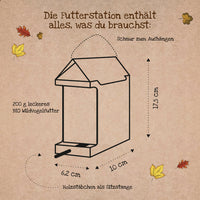 Organic Outdoor Buffet for Birds – 200g EU Organic Feed & Perch — Ansicht 5