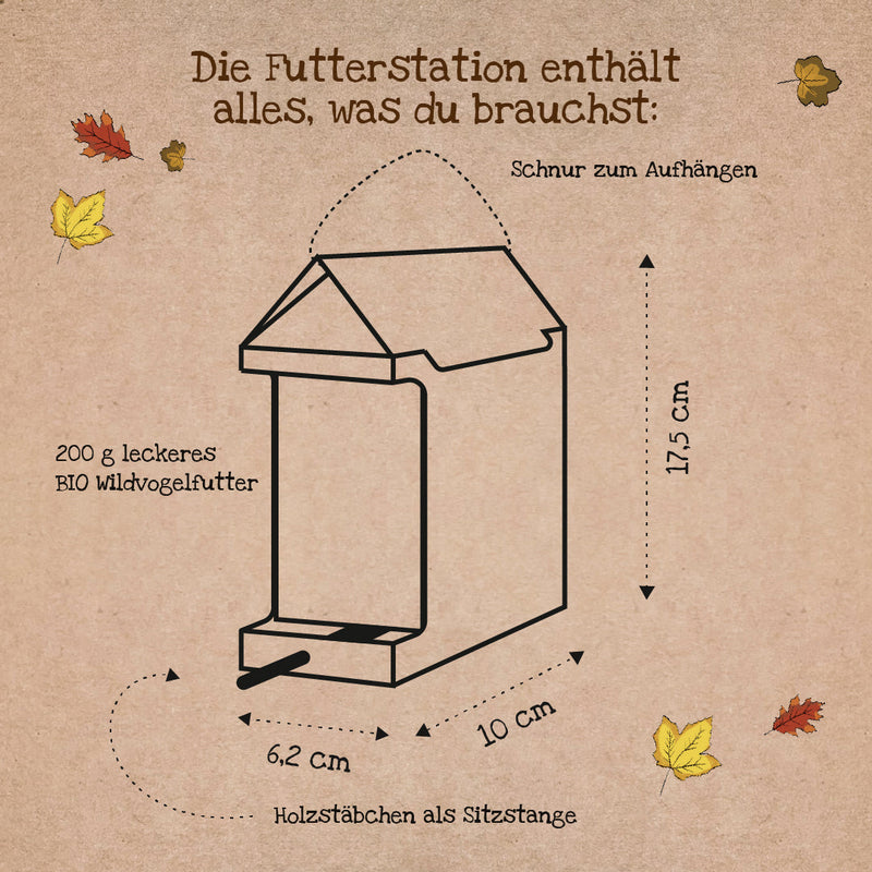 Organic Outdoor Buffet for Birds – 200g EU Organic Feed & Perch — Ansicht 5