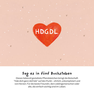 Pflanzkästchen HDGDL – Wildblumensaatgut mit Hanfmatte