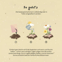 Grußkarte „Du bist unentbeerlich“ – Saatpapier mit Wildblumensamen — Ansicht 5