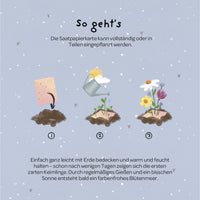 Grußkarte Namaste Bitches – Saatpapier mit Wildblumensamen — Ansicht 5
