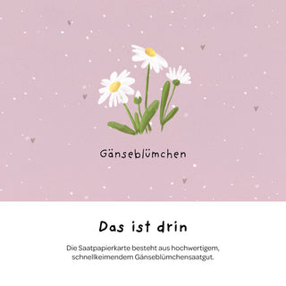 Grußkarte - Danke, dass du beim Wachsen geholfen hast
