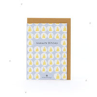 Grußkarte Namaste Bitches – Saatpapier mit Wildblumensamen — Ansicht 2