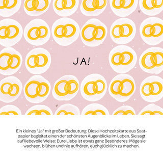 Grußkarte - Ja!