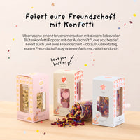 Flower Confetti Love You Bestie – Natural Confetti Popper — Ansicht 3