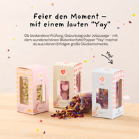 Blütenkonfetti Popper „Yay“ – Naturkonfetti aus getrockneten Blüten — Ansicht 3