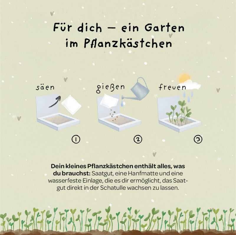 Lucky Clover Seed Box - Seeds with Hemp Mat — Ansicht 4