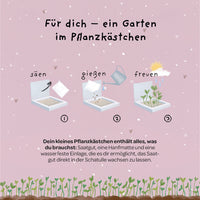 Planter box "Thank you for helping me grow" - Wildflower seeds with hemp mat — Ansicht 4
