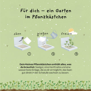 Pflanzkästchen - Gans lieben Dank