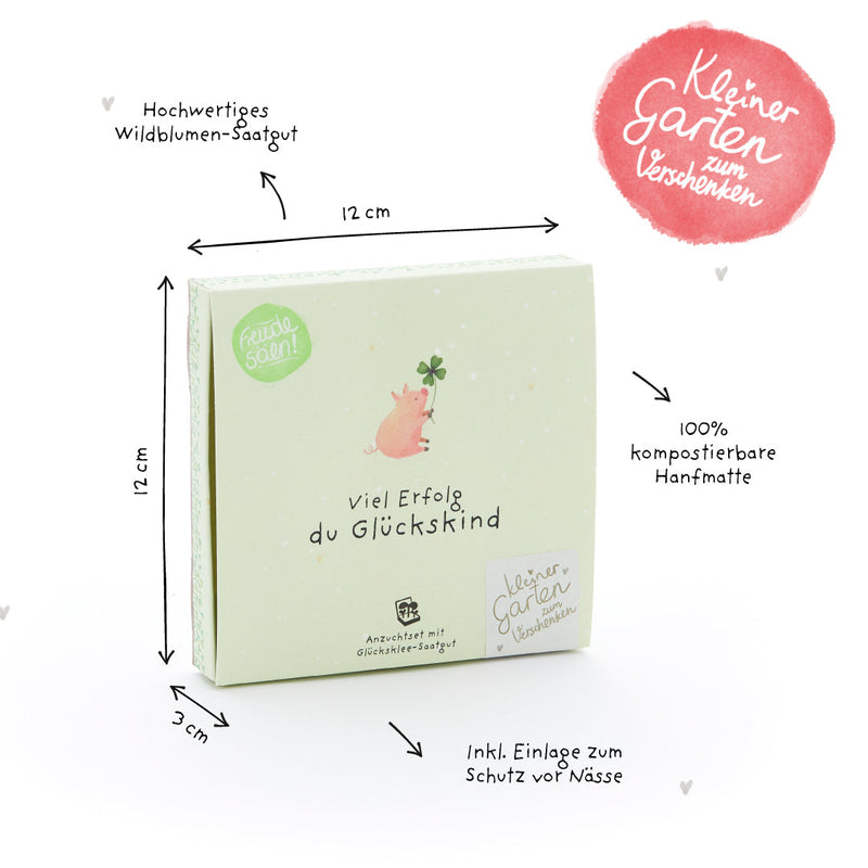 Lucky Clover Seed Box - Seeds with Hemp Mat — Ansicht 6