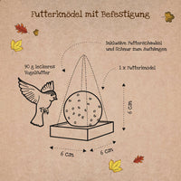 Organic Delights – Birdseed Dumplings for Wild Birds with Feeding Swing — Ansicht 5