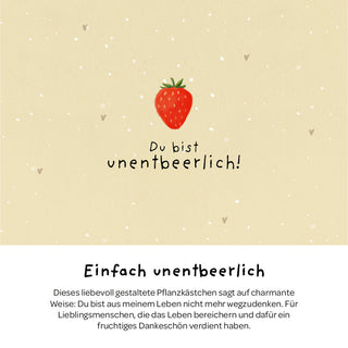 Pflanzkästchen - Unentbeerlich