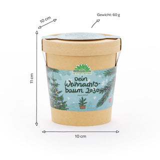 Weihnachtsbaum 2030 aus dem Becher