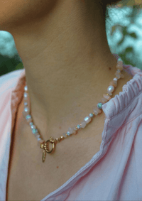 Amira Pearl Necklace - Natural, Miyuki & Freshwater Pearls | Handmade — Ansicht 1