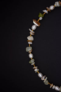 Vita Pearl Necklace – Natural Pearls & Miyuki | Stainless Steel Clasp — Ansicht 3