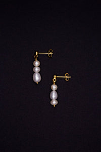 Anna Pearl Earrings - Freshwater Pearls | 925 Sterling Silver | Customizable — Ansicht 5