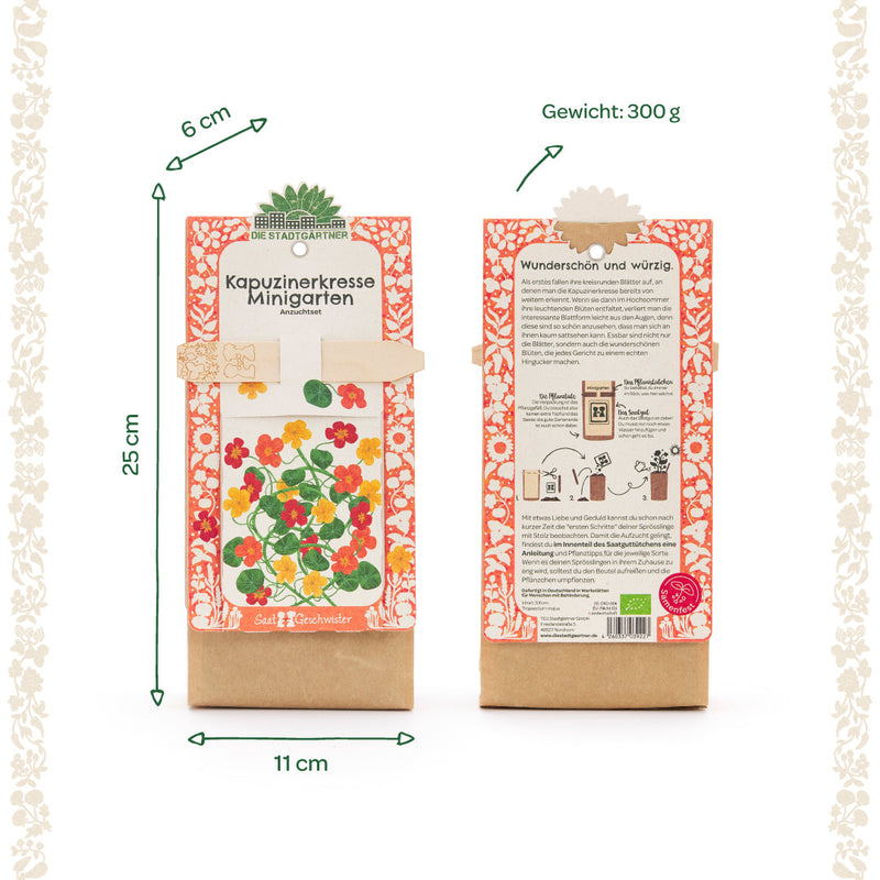 Mini Garden Organic Nasturtium Seed Kit – Die Stadtgärtner — Ansicht 8