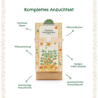 Anzuchtset – Minigarten BIO-Physalis
