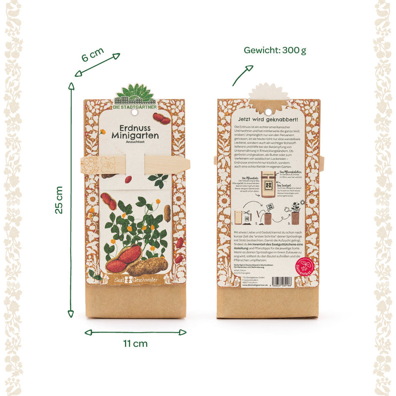 Peanut Mini-Garden Seed Starting Set – Die Stadtgärtner — Ansicht 8