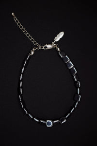 Hanna Pearl Bracelet – Handmade 14k Gold & 925 Silver with Hematite — Ansicht 2