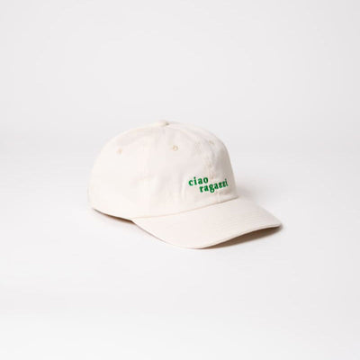 ciao ragazzi Premium Dad Cap Beige Green – Bio-Baumwolle, EU-Made