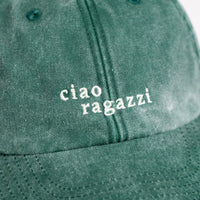 ciao ragazzi Dad Cap Vintage Green & Cream – 100% Baumwolle — Ansicht 3