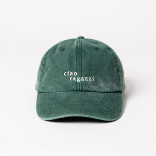 ciao ragazzi Dad Cap - vintage green & cream