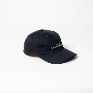 Pay me like a white man Premium Dad Cap – Organic Cotton | Black &amp; White | Unisex