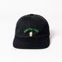 arrel matcha club Premium Dad Cap - Organic Cotton Black & Green