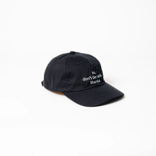 hi. don't be racist. thanks. Dad Cap – Bio-Baumwolle | EU-Produktion | Statement gegen Rassismus
