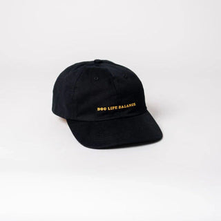 Dog Life Balance Premium Dad Cap – Unisex Organic Cap in Black & Orange