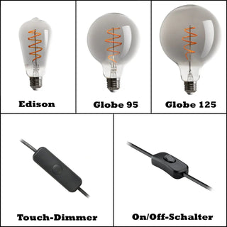 Vespera | Tischlampe aus Beton 10x10cm