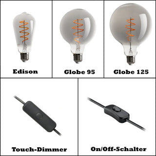 Skumring Nachttischlampe, Eichenholz | Handgefertigt | Dimmbar