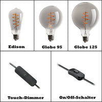 Skumring Nachttischlampe Eichenholz 10x10cm handgefertigt — Ansicht 9