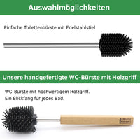 Toilettenbürstenhalter LINA aus Eichenholz – handgefertigt — Ansicht 6