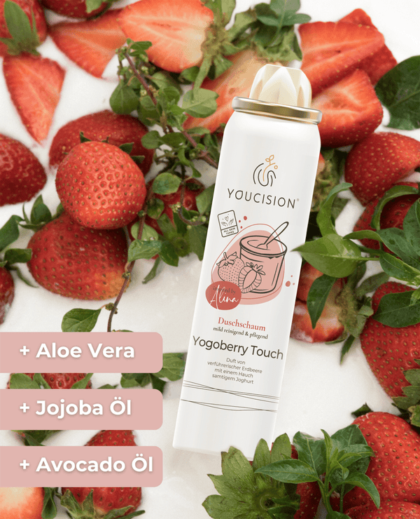 YOUCISION Yogoberry Touch Shower Foam 75 ml – Fruity & Nourishing