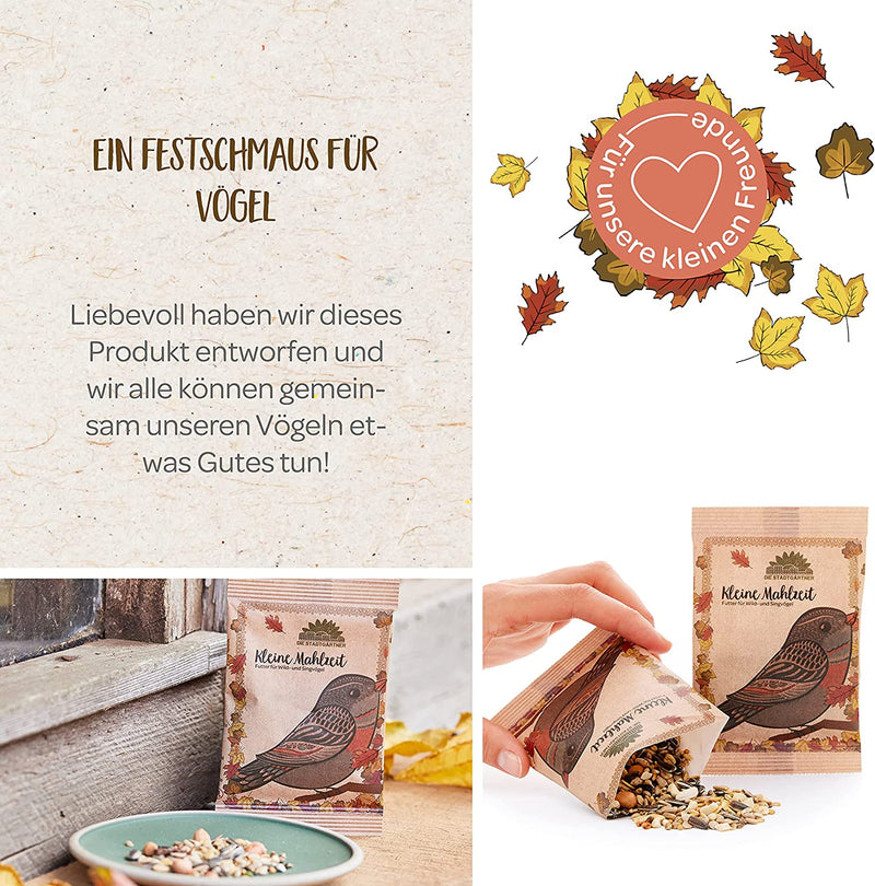 3-piece set for your Advent calendar - flower marbles, bird food, wish granter — Ansicht 3
