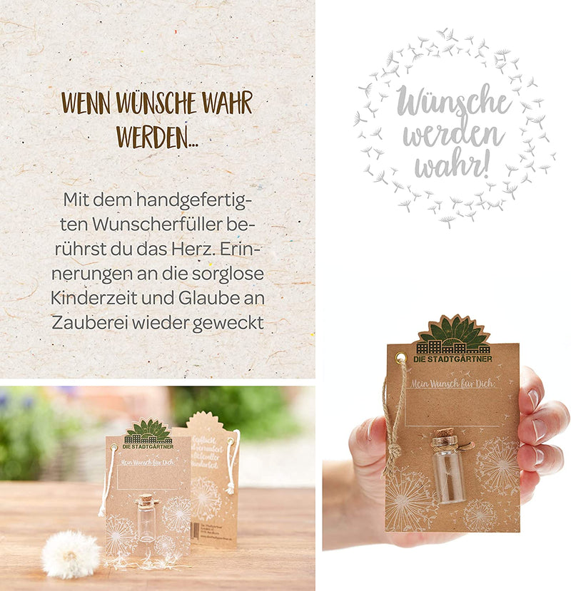 3-piece set for your Advent calendar - flower marbles, bird food, wish granter — Ansicht 4