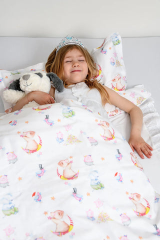 Kinderbettwäsche-Set Sweet Animal – 100 % Baumwolle | Nachhaltig | Hautfreundlich