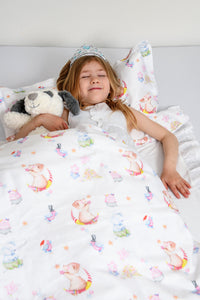 Kinderbettwäsche-Set Sweet Animal – 100 % Baumwolle, OEKO-TEX zertifiziert, Handgefertigt — Ansicht 6