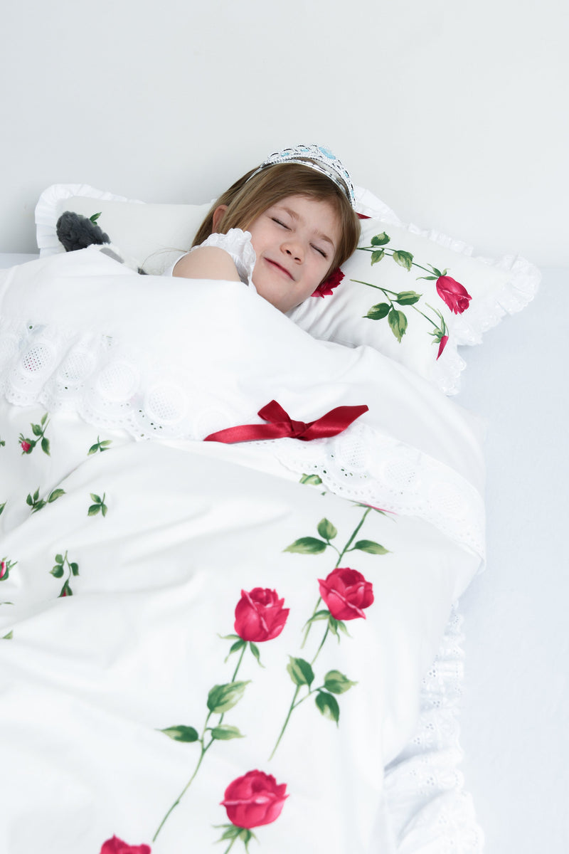 Gitterbett Set Dornröschen – 8-teilige Babybettwäsche aus Mako-Baumwolle — Ansicht 7