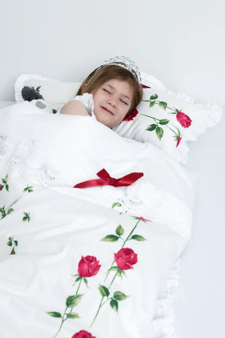 Kinderbettwäsche Set Dornröschen – 100% Baumwolle | Satin | OEKO-TEX®