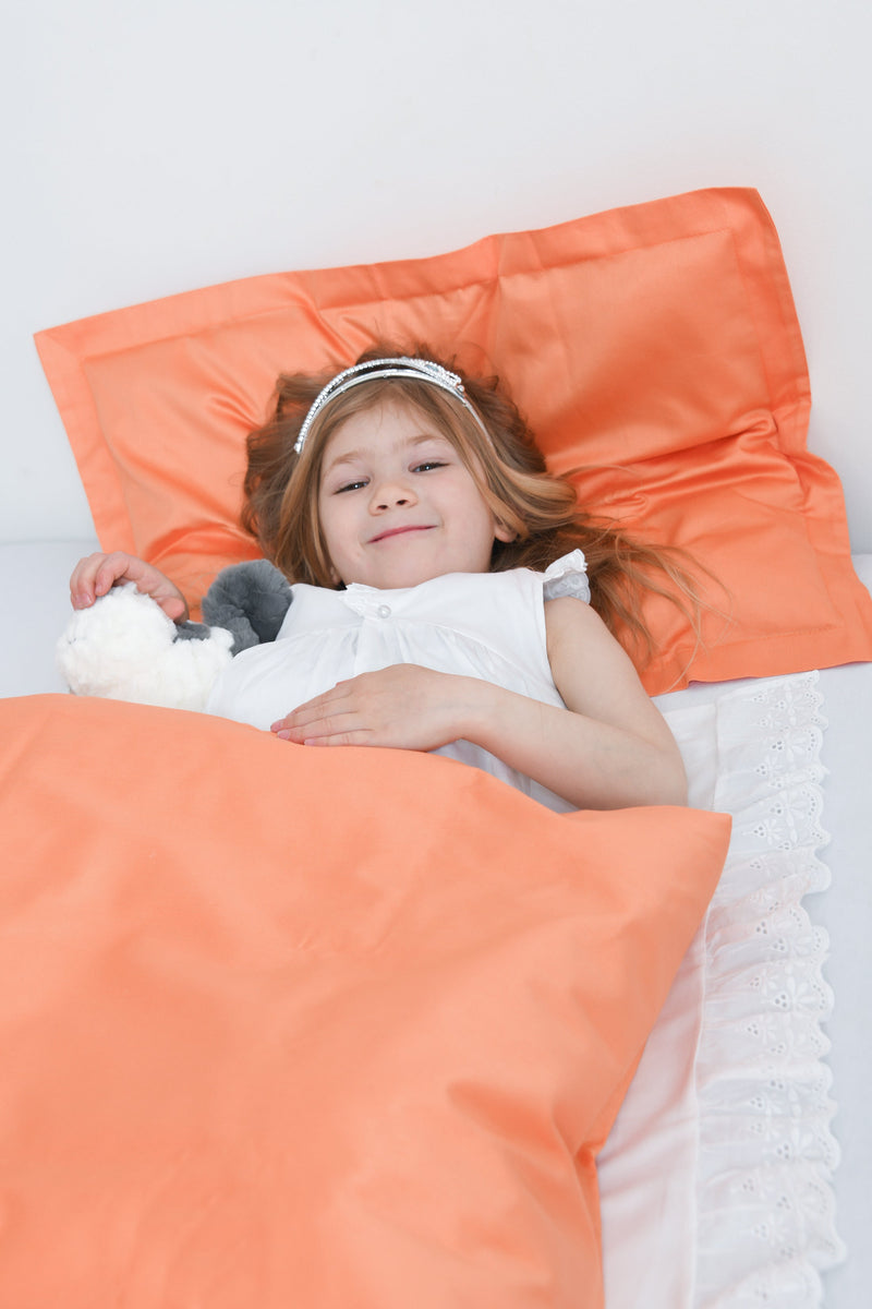 Kids Bedding Set Solid Color 100% Cotton Sateen OEKO-TEX — Ansicht 2