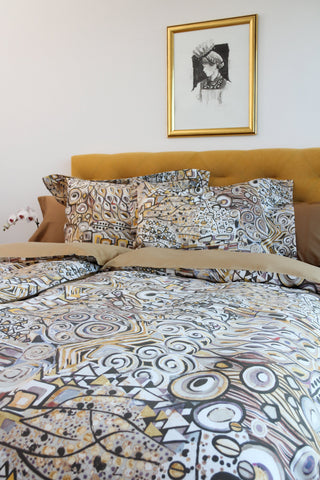 Bettwäsche-Set Gustav – 100 % Baumwolle | Satin 300 TC | bügelleicht