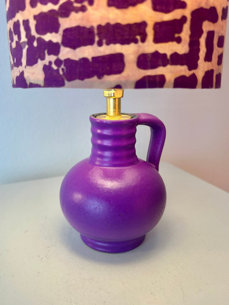 Marei Vase Model 7300 as a Cordless LED Table Lamp – Plum Noir — Ansicht 3