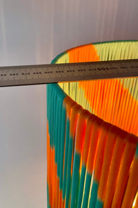 70er Jahre Keramiklampe mit Pop Art String-Schirm — Ansicht 9
